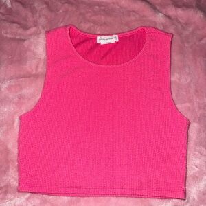 Lovers and Friends Lydia Hot Pink
Cropped Tank NWOT Size Small